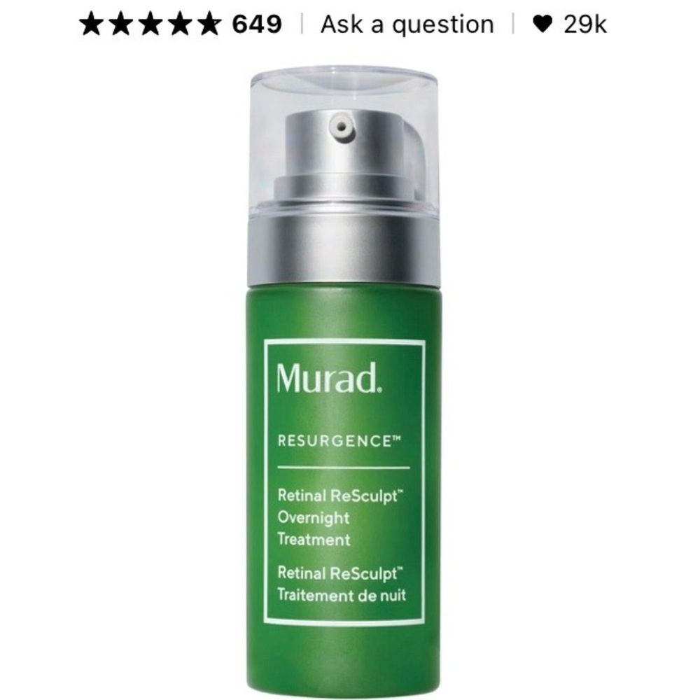 NWT Murad Resurgence Retinal ReSculpt Overnight Treatment
